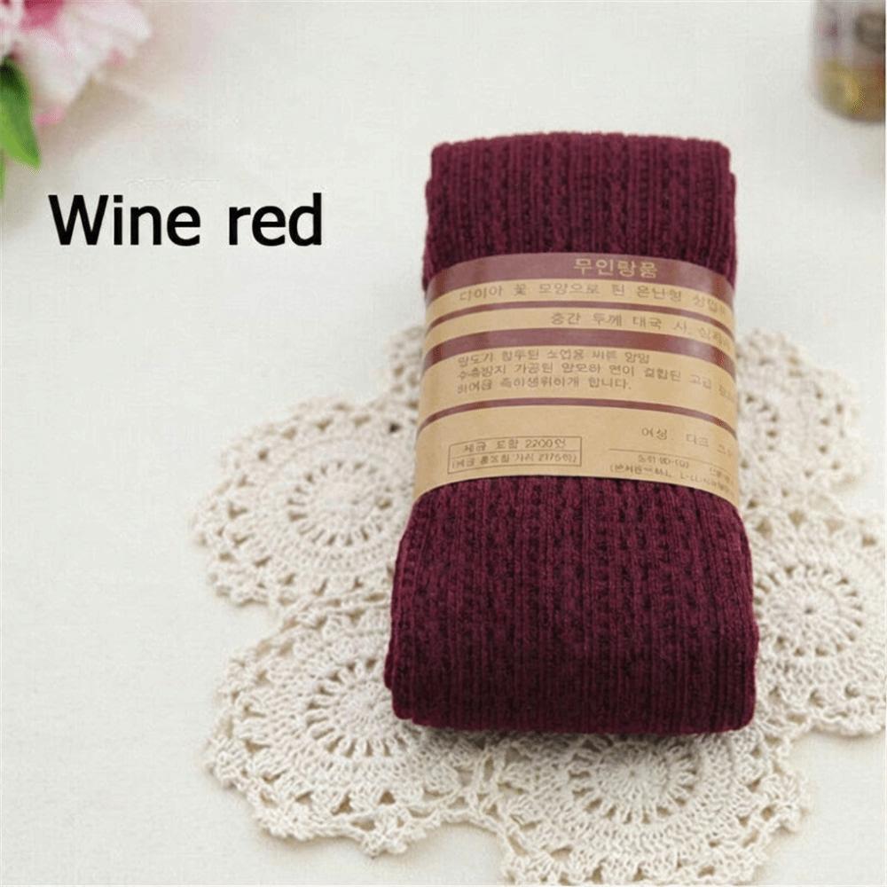 

Soft Ribbed Thick Pantyhose Knitted Socks Leggings Skinny Wool Pants