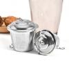 Infuseur à thé en feuilles mobiles, boule à thé réutilisable en acier inoxydable, passoire à thé à mailles fines 2 pièces