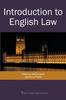 The Introduction To English Law Book