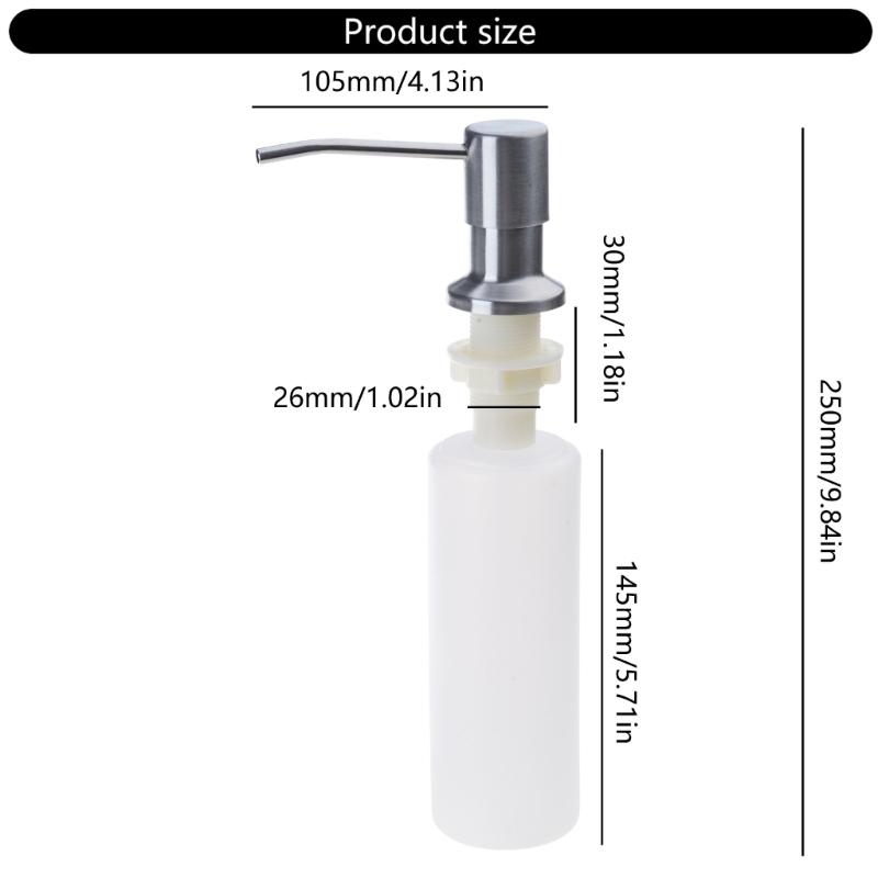 Sink Liquid Soap Dispenser Built In Sink Soap Dispenser Hand Press Liquid Dispensers Countertop Soap Dispenser Pump