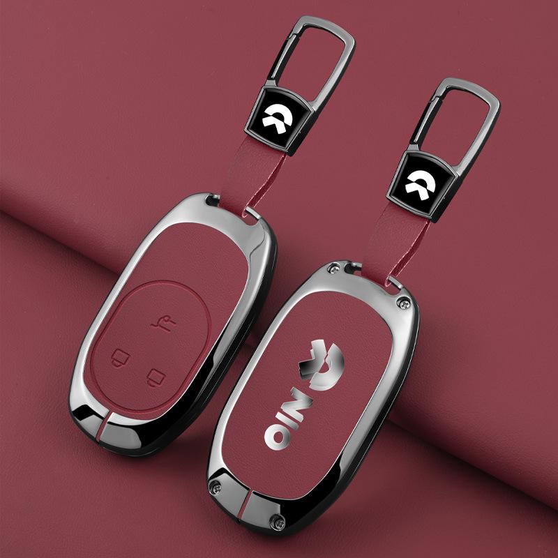 NIO ES6/ES7/ET7/ET5 Creative Metal Keychain for Men & Women - Car Pendant/Bag Charm.