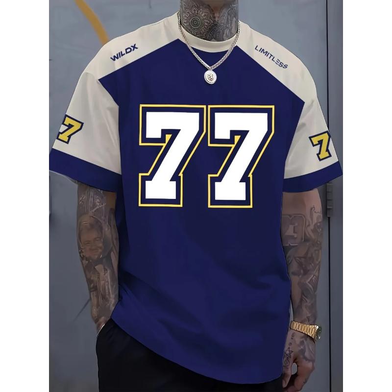 Fashionable Men's Clothing Simple Tops Loose Comfortable Short Sleeves Versatile T-Shirts Men’s