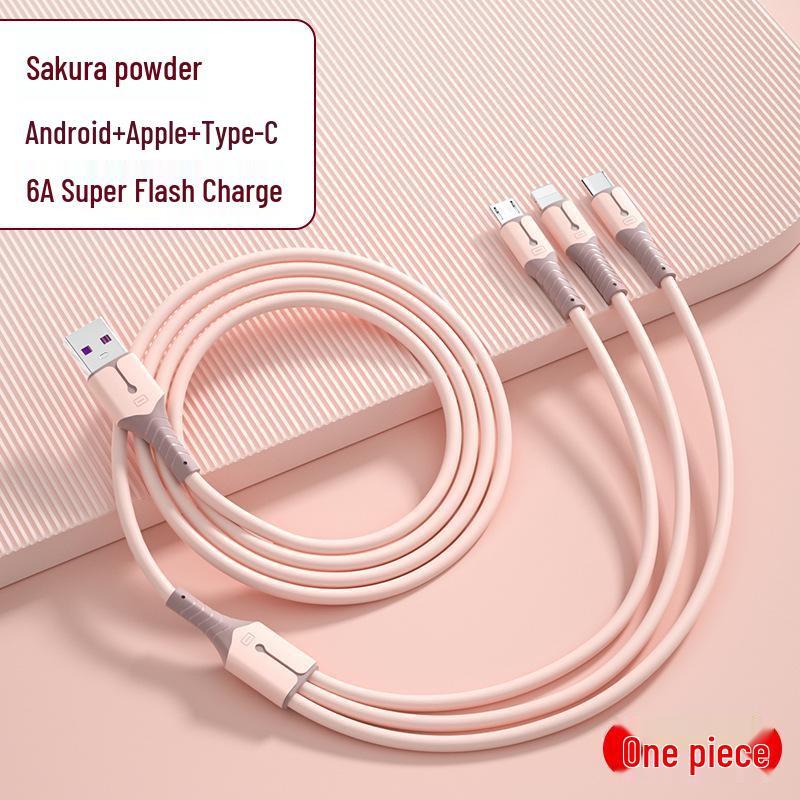 Universal 3-in-1 Multi-Function Fast Charging Cable for Cars