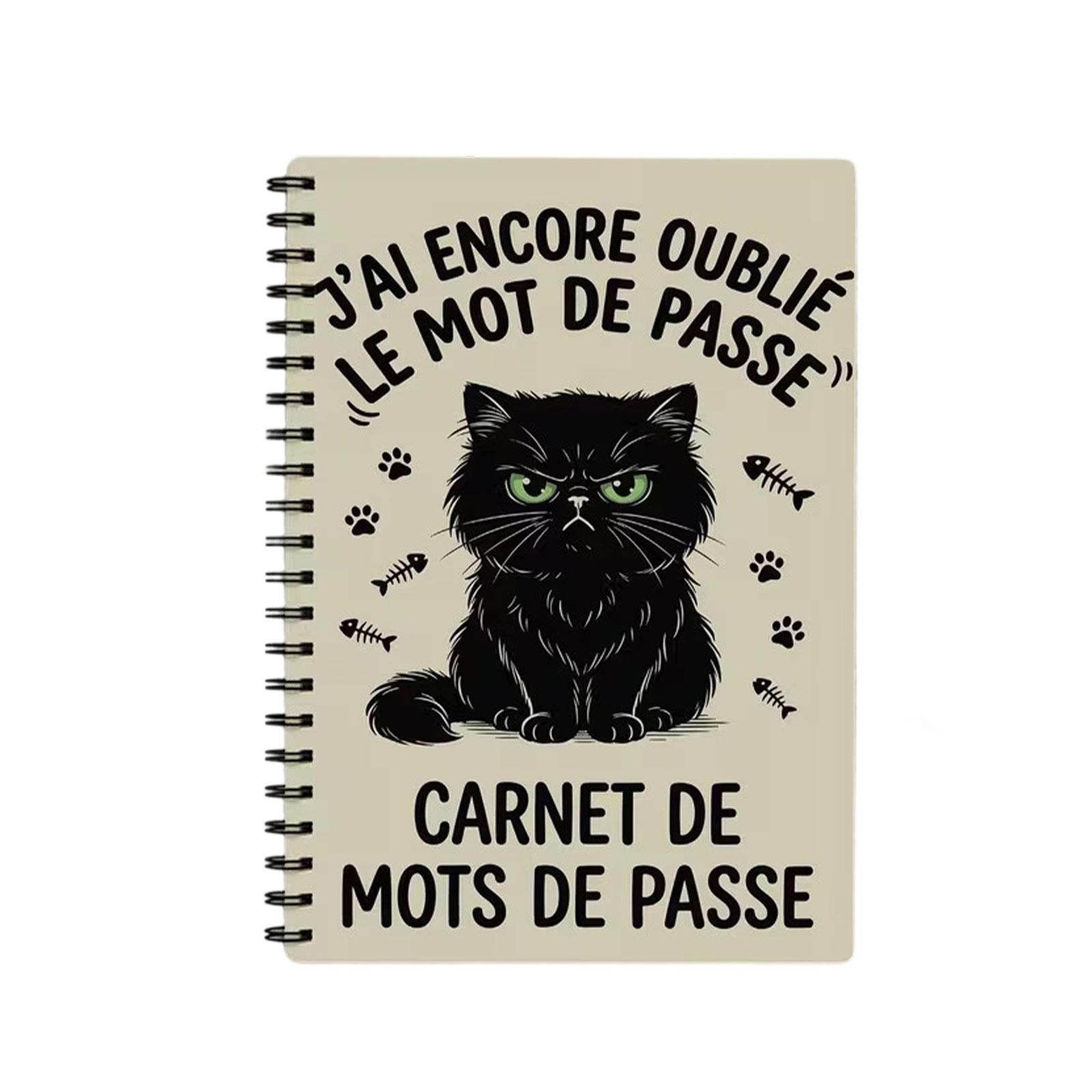 

Блокнот с защитой паролем, на спирали, компактный, с достаточным пространством для записей и функцией отслеживания. One Size