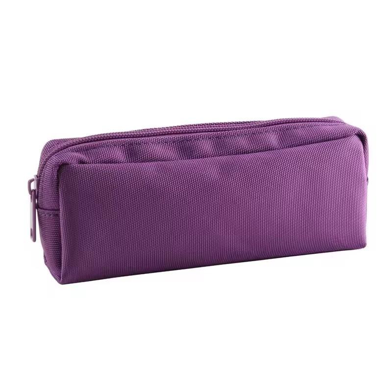 Personalized Pen Case Student Pen Box Office Storage Bag Solid Color Pencil Pouch High Quality Stationery