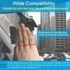 Car Rearview Mirror Phone Holder 360° Retractable Rotatable Cell Phone Holder Clip Phone GPS Support Mobile Phone Mount Stand