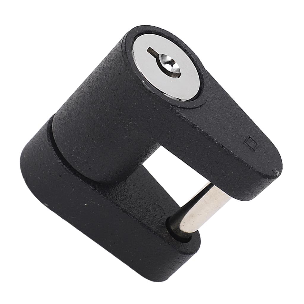 Trailer Tongue Coupler Lock Heavy Duty Anti Theft Versatile Coupler Lock for RVS Trucks Toolbox Black