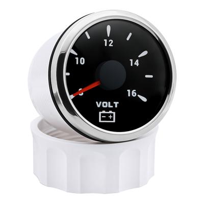 AD Waterproof 2'' 52mm 7Colors Voltmeter Meter Pointer Voltage Volt Gauge 8-16V 16-32V Voltmeter For Car Boat Auto