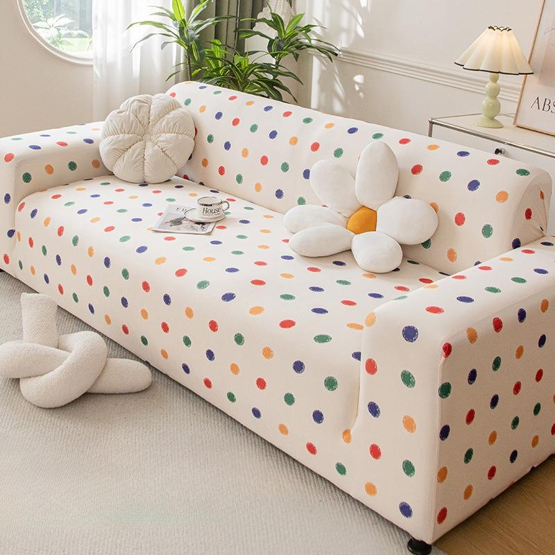 Summer New Ice Silk Cool Feeling Sofa Cover All Purpose Set High End Anti Slip Seat Cushion Mat Sofa Cover