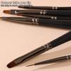 Wooden Handle Nail Drawing Brushes For Manicure Lines Painting Gradient Uv Gel Extension Builder Drawing Pen