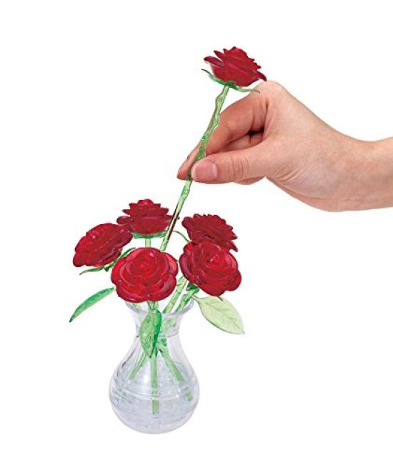 Crystal Puzzle 6 Rose Red 47-Piece