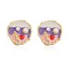 HECHENG, Oil Painting Style Jewellery Pearl Shell Ocean Mermaid Earrings Sweet Vintage Accessories 1 Pair