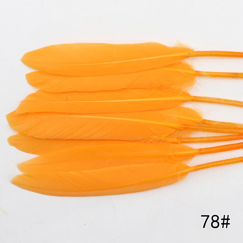20Pcs Goose And Duck Feather Small Straight Knife 12Cm High Quality Color Diy Jewelry Material Accessories Real Hair