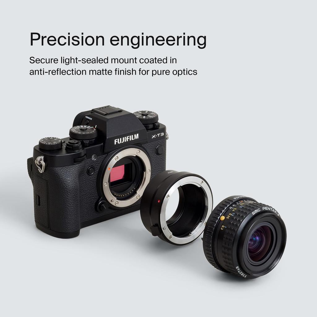 Urth Lens Mount Adapter: Pentax K Lenses To Fujifilm X Camera Bodies