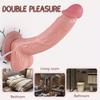 8.3 Inch Realistic Silicone Dildo with Curved Shaft – Skin Texture Design, Refillable Liquid Feature, Strong Suction Cup, Hands-Free Adult Toy
