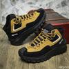 Fashion Outdoor Men's Hiking Casual Lightweight Anti Slip Slightly Vulcanized Shoes Waterproof High Top Hiking Sports Camping Men Shoes