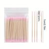 Professional Double-ended Nail Art Stick, Eyebrow Shape Nail Art Stick, Detail Correction Tool, Nail Polish Remover, and Accessories.