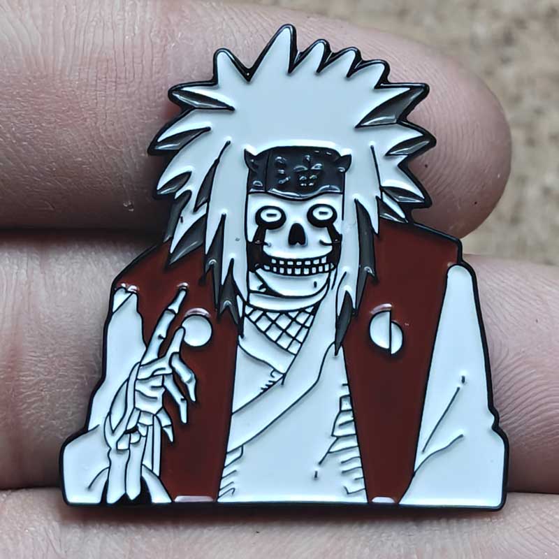 Gengar With Naruto Enamel Pins Cartoon Brooch Clothes Backpack Metal Lapel Badges Fashion Jewelry Accessories Friends