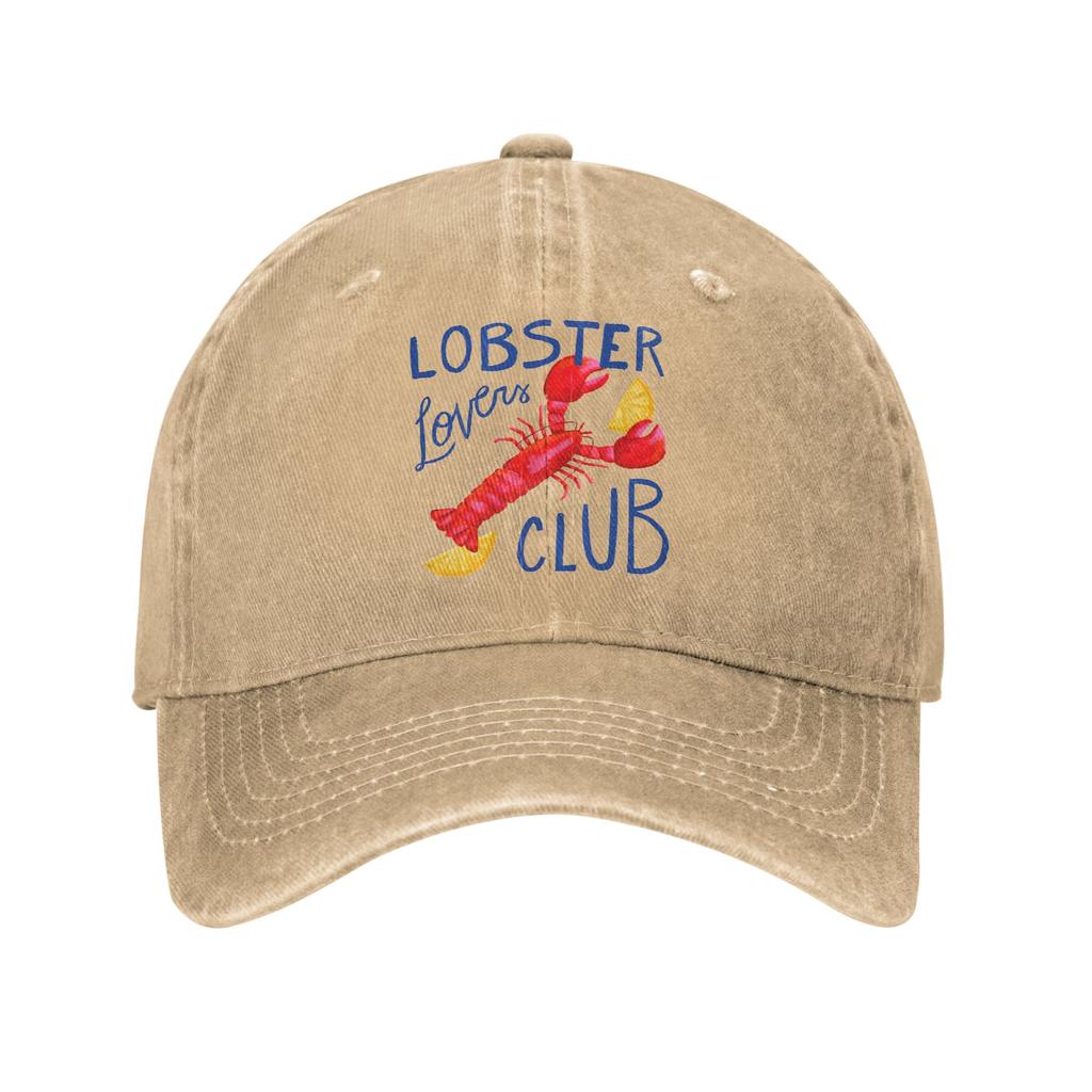 Yee Claw Lobster Baseball Caps Classic Distressed Denim Snapback Hat for Unisex Women Outdoor Activities Adjustable Caps Hat