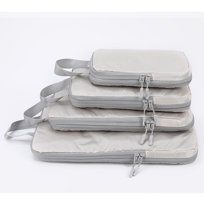 Komprimierbares 4-teiliges Set Business-Reise-Aufbewahrungstasche, Einfache und vielseitige vertikale wasserdichte Organizer-Tasche