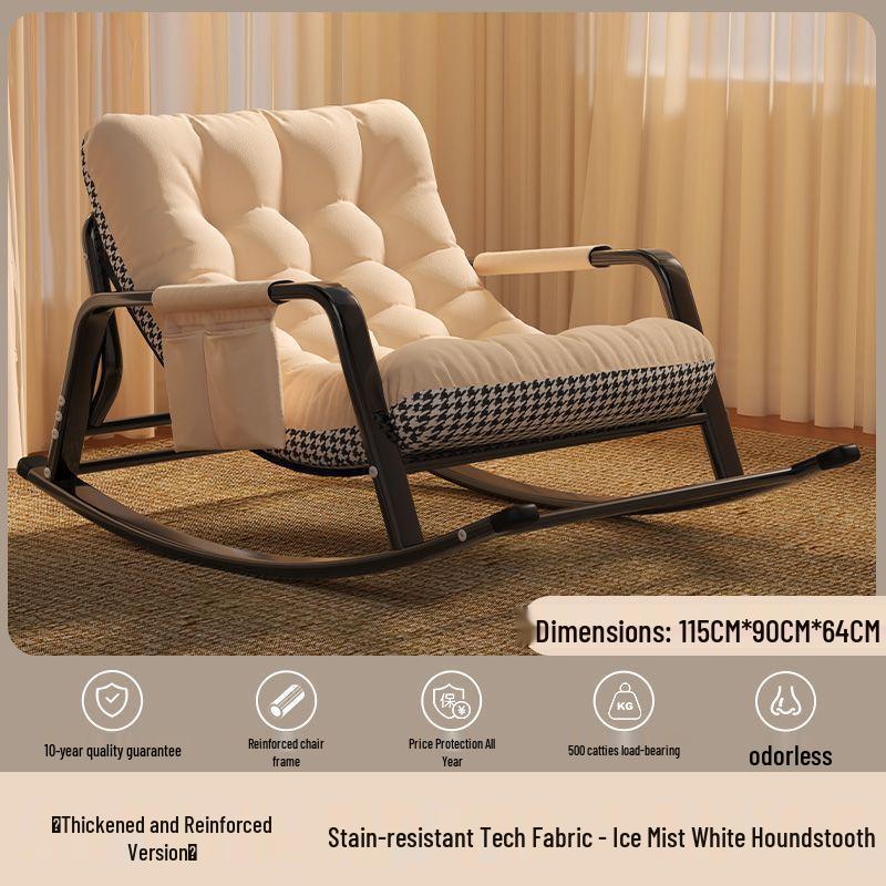 Adult Recliner Rocking Chair Sofa for Living Room or Balcony