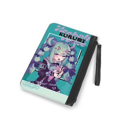 Kurumi Komori PU Leather Flat Pouch "Hookah Haze"