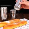 1PC Stainless Steel Mesh Condiment Shaker Dusters Dusting Salt Shaker Spice Jar Salt Sugar Pepper Shaker Box Cocoa Icing Powder