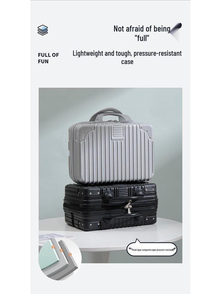 14-Inch Mini Handbag for Souvenir Storage, Attachable to Suitcase, Mother-Child Bag