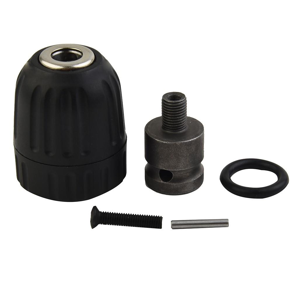 0.8-10mm Keyless-Drill Chuck 3/8-24UNF Thread-Drill Bit Adapter For Impact-Drill