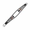 For Samsung Galaxy Fit3 PU Leather+Metal Bracelet Ethnic Retro Style Watch Strap