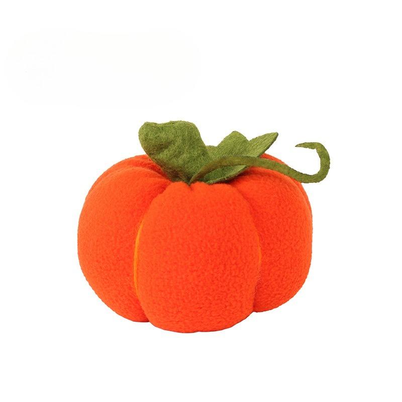 

Halloween Decorations - Realistic Pumpkin Plush Toy Figurines - Home Party Doll Display Items 9*9*7cm