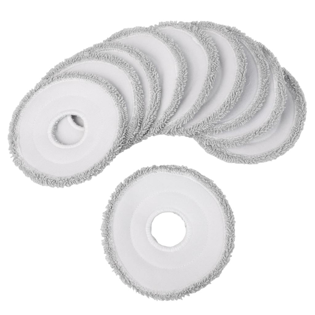 4/10 Pcs Mop Pads Washable Cleaning Cloth For Mova E30 For Ultra Vacuum Cleaner Replacement Spare Parts