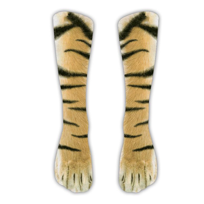 3D Animal Paw Prank Socks: Creative Cat & Dog Hoof Print Simulation