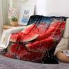 Watermelon Fruit Print Throw Blanket Soft Warm Flannel Bed Cover For Home Decor  Travel Lightweight Pattern