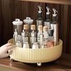 Large Capacity Makeup Storage Tray Round Spinning Organizer  Bathroom