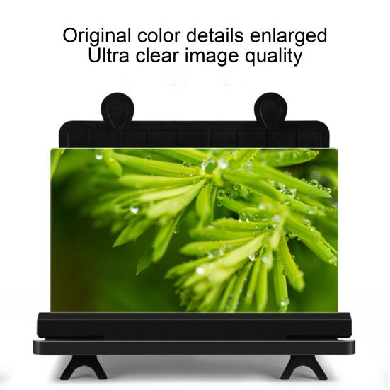 Phone Screen Magnifier Foldable High Clearly Image Portable Phone Video Amplifier Stand Bracket for Watching TV