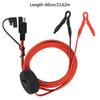 12-24V SAE Cable Battery Charging Cable With Button Quick Connector SAE Adapter For Car Lawn Mower ATV RV Motorcycle Trailer