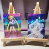9pcs/set Sailor Moon   Self Control Collect Signature Trading Flash Card Anime Cartoon Gift