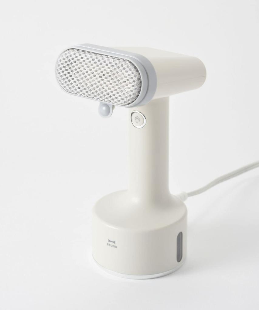 BRUNO Steam Removes wrinkles while hanging on Clothes Continuous Starts up in about 25 Styling Handy New Rainy Pollen Clothes Gray Iron, Compact,