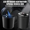 Car LED Portable Multifunctional Ashtray Car Accessories for SEAT Leon FR 5 6 Alhambra MK3 MII Altea 5F Ibiza Toledo Cordoba