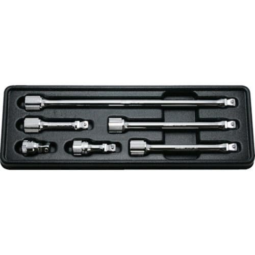 Yamashita Industrial Research Institute Koken 3/8" (9.5mm) Square Offset Extension Bar Set, 6-Piece Set, PK3763/6
