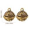20pcs Crafts Bells 12mm Diy Bell Pendant Hanging Bell Charm Decor Alloy Mini Bells For Bag Pendant Craft Keychain Retro Ornament