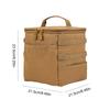 10L Camping Storage Bag Large Capacity Outdoor Camping Organizer Multifunctional Travel Tableware Handbag for Family Activities
