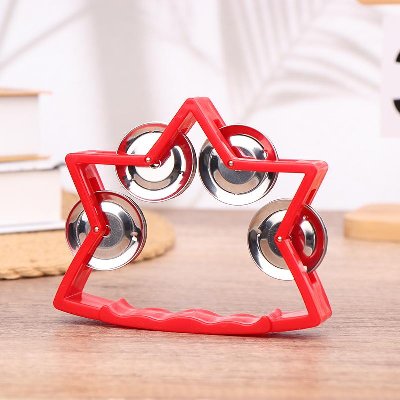 Kindergarten Hand Bells Toys Music Toys Shaking Bells Tambourine Toys Percussion Instruments