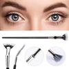 Folding Angle Scalloped Lash Brush No Smearing Clumping Fan Shape Lash Wand Brush Natural Lifted Effects Makeup Beauty Tool
