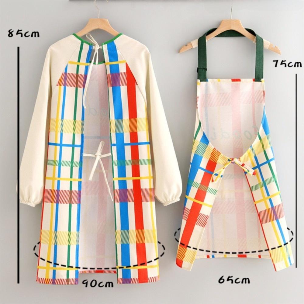 New Canvas Cooking Apron Waterproof Oil-Proof Baking Aprons with Pocket Work Clothes Household