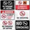 No Smoking Metal Sign Smoke Free Prohibition Warning Sign No Vaping Smokefree Plaque