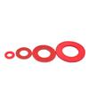 Yigu Red Mica Paper Washer Gasket M2-M20 Flat Washer