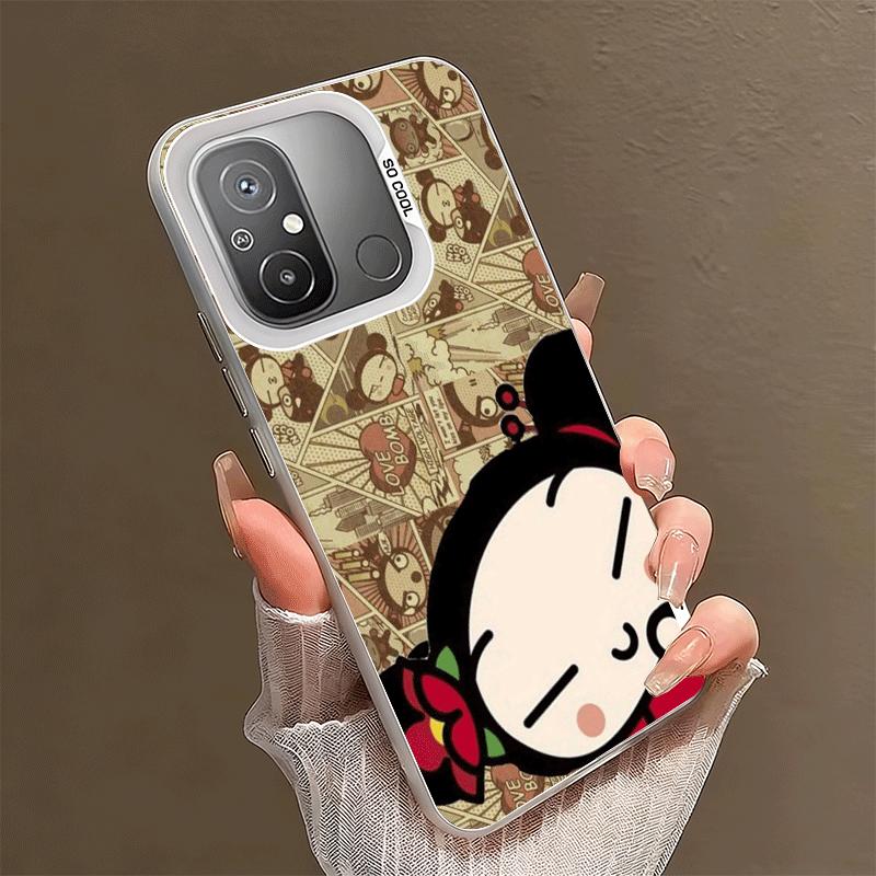 Cartoon Cute Pucca Garu Shockproof Phone Case for Xiaomi Poco X7 X6 X5 X3 Pro F7 Ultra M8 Redmi 15C 15 14C 13C 12C 10C 13 12 10