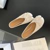 IPPEUM Tabis Flat Slippers Ballet Flats For Women 2025 New White Black Split Toe Mules Shoes